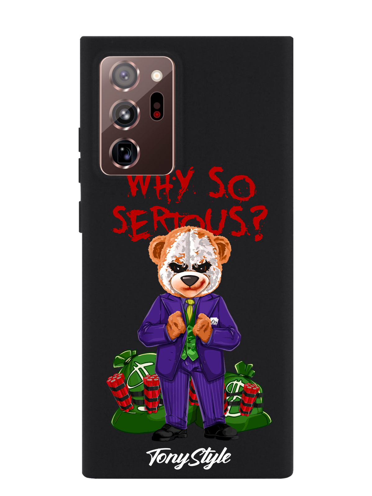 

Чехол Tony Style Samsung Galaxy Note 20 Ultra Tony Style Джокер Joker Why so serious, Samsung Galaxy Note 20 Ultra Tony Style Джокер Joker Why so serious