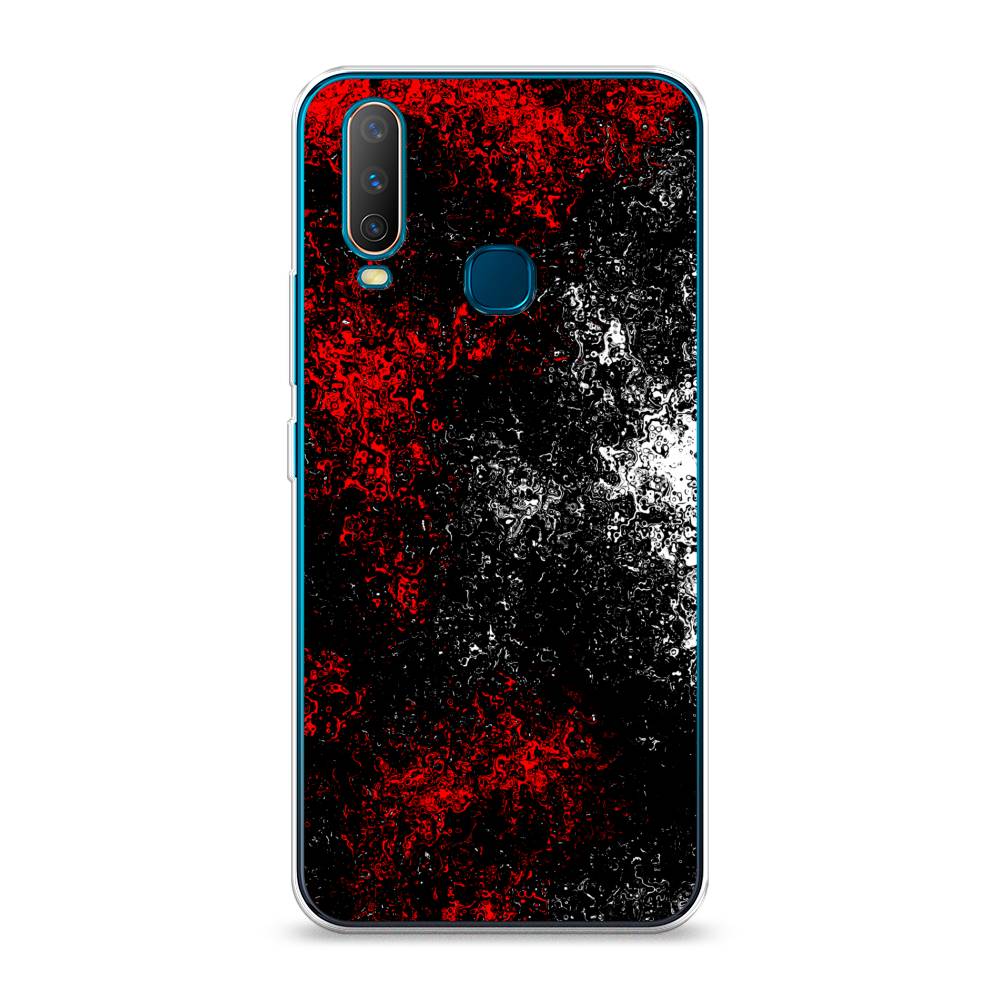 

Чехол для Vivo Y12/Y17 "Монотипия", Красный;черный;белый, 261850-3
