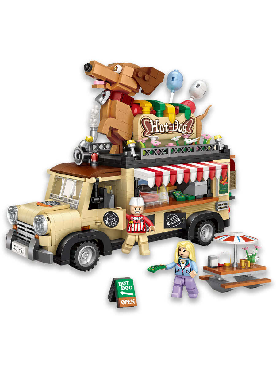 фото Конструктор loz mini грузовичок хот догов 1317 дет. № 1116 hot dog truck miniblock