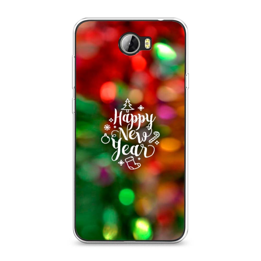 

Чехол на Honor 5A "Новый Год на елке", Зеленый;красный;желтый, 60350-5