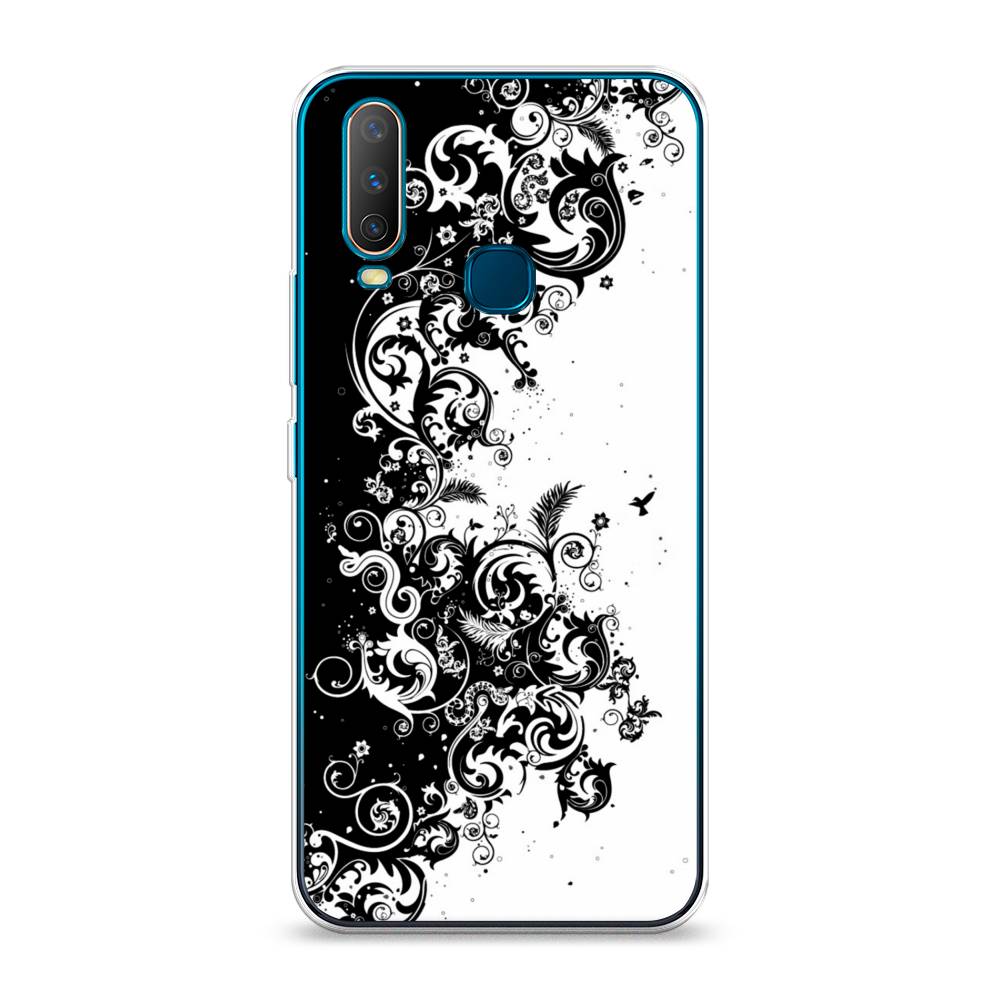 

Чехол для Vivo Y12/Y17 "Черно белый узор", Белый;черный;серый, 261850-3