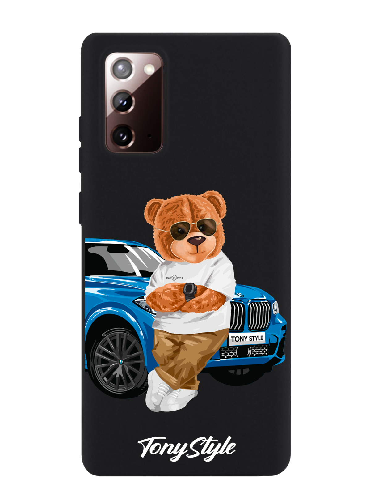 

Чехол Tony Style Samsung Galaxy Note 20 Tony Style с машиной, Голубой;коричневый;белый, Samsung Galaxy Note 20 Tony Style с машиной