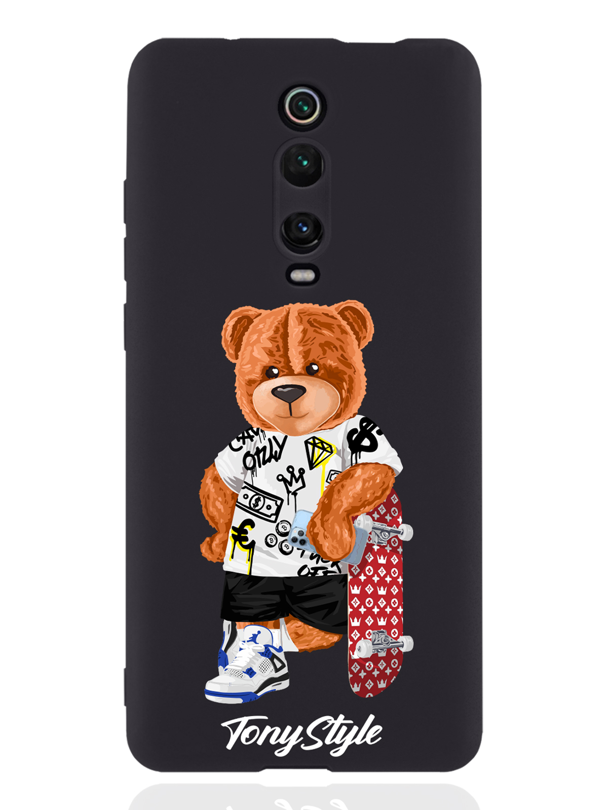 

Чехол Tony Style Xiaomi Mi 9T Tony Style со скейтом, Коричневый;черный;красный, Xiaomi Mi 9T Tony Style со скейтом