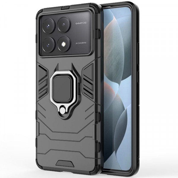 

Чехол RosCase Transformer Ring для Xiaomi Poco X6 Pro 5G / Redmi K70E, Синий