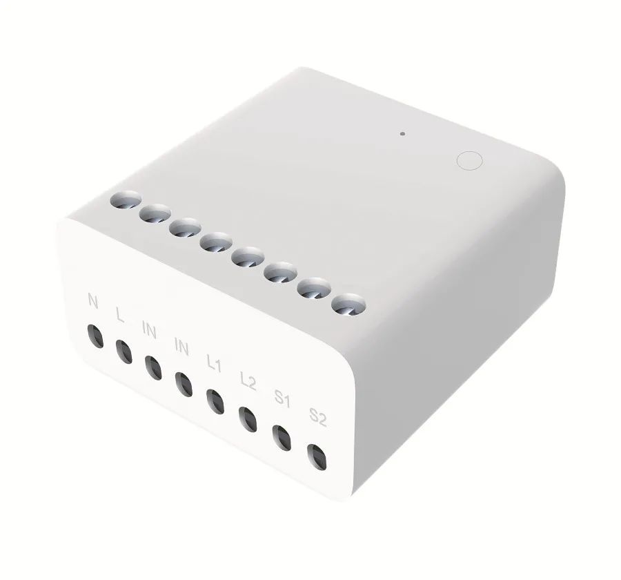 фото Умное реле aqara wireless relay, белый [llkzmk11lm]