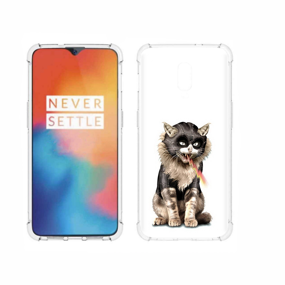

Чехол MyPads Tocco для OnePlus 6T дьяволский кот, Прозрачный, Tocco