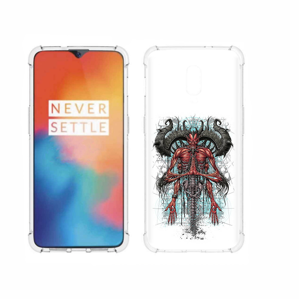 

Чехол MyPads Tocco для OnePlus 6T дьявол, Прозрачный, Tocco