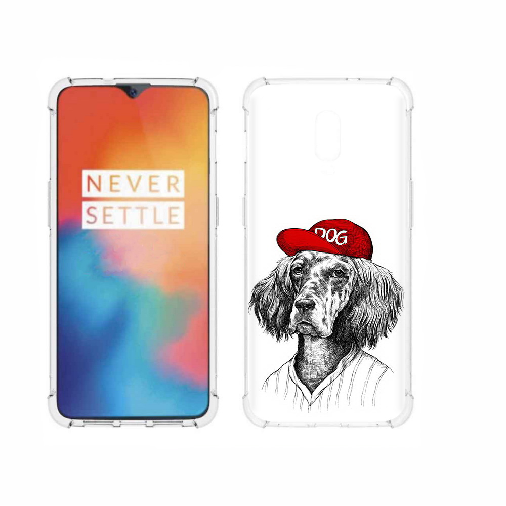 

Чехол MyPads Tocco для OnePlus 6T дог, Прозрачный, Tocco