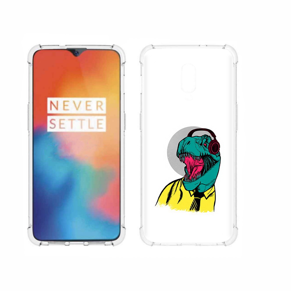 

Чехол MyPads Tocco для OnePlus 6T дино, Прозрачный, Tocco