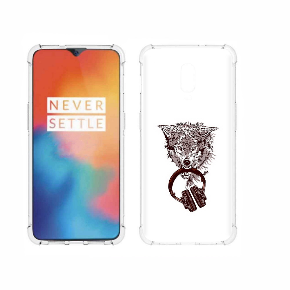 

Чехол MyPads Tocco для OnePlus 6T дикий волк, Прозрачный, Tocco