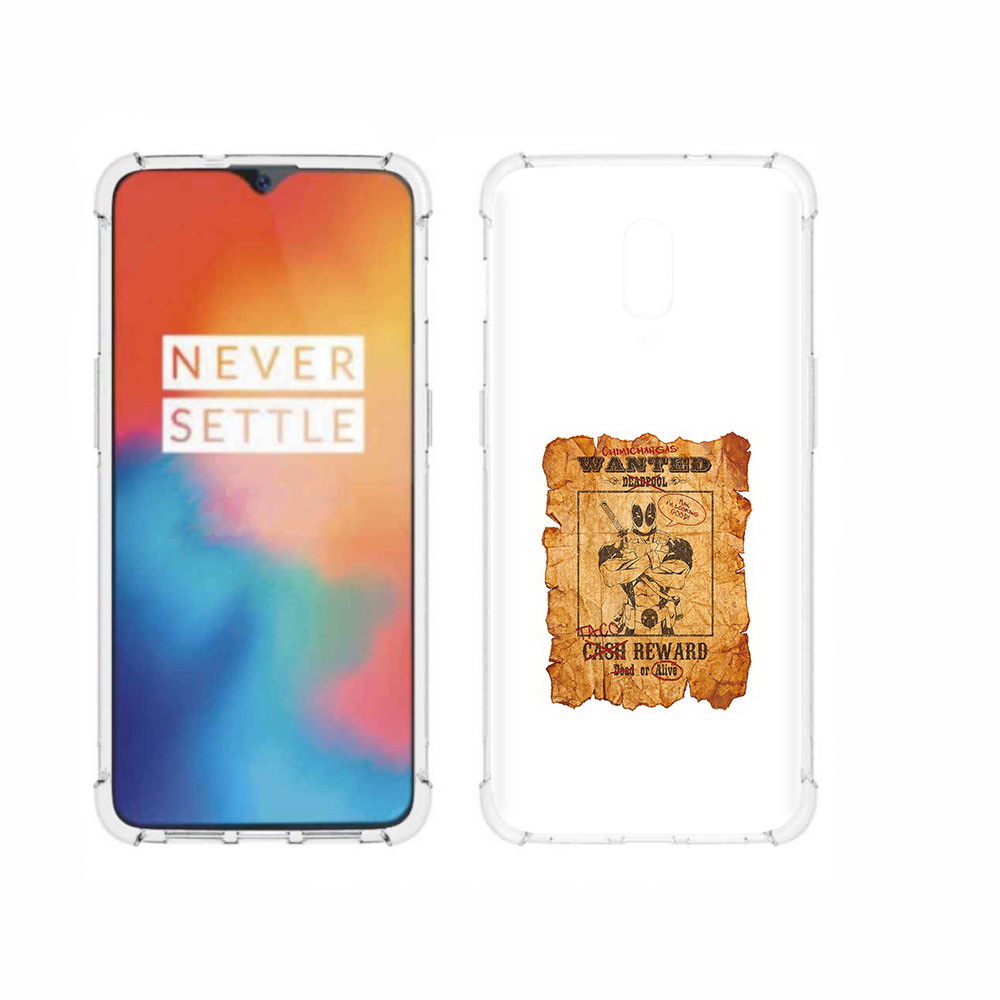 

Чехол MyPads Tocco для OnePlus 6T дедпул, Прозрачный, Tocco