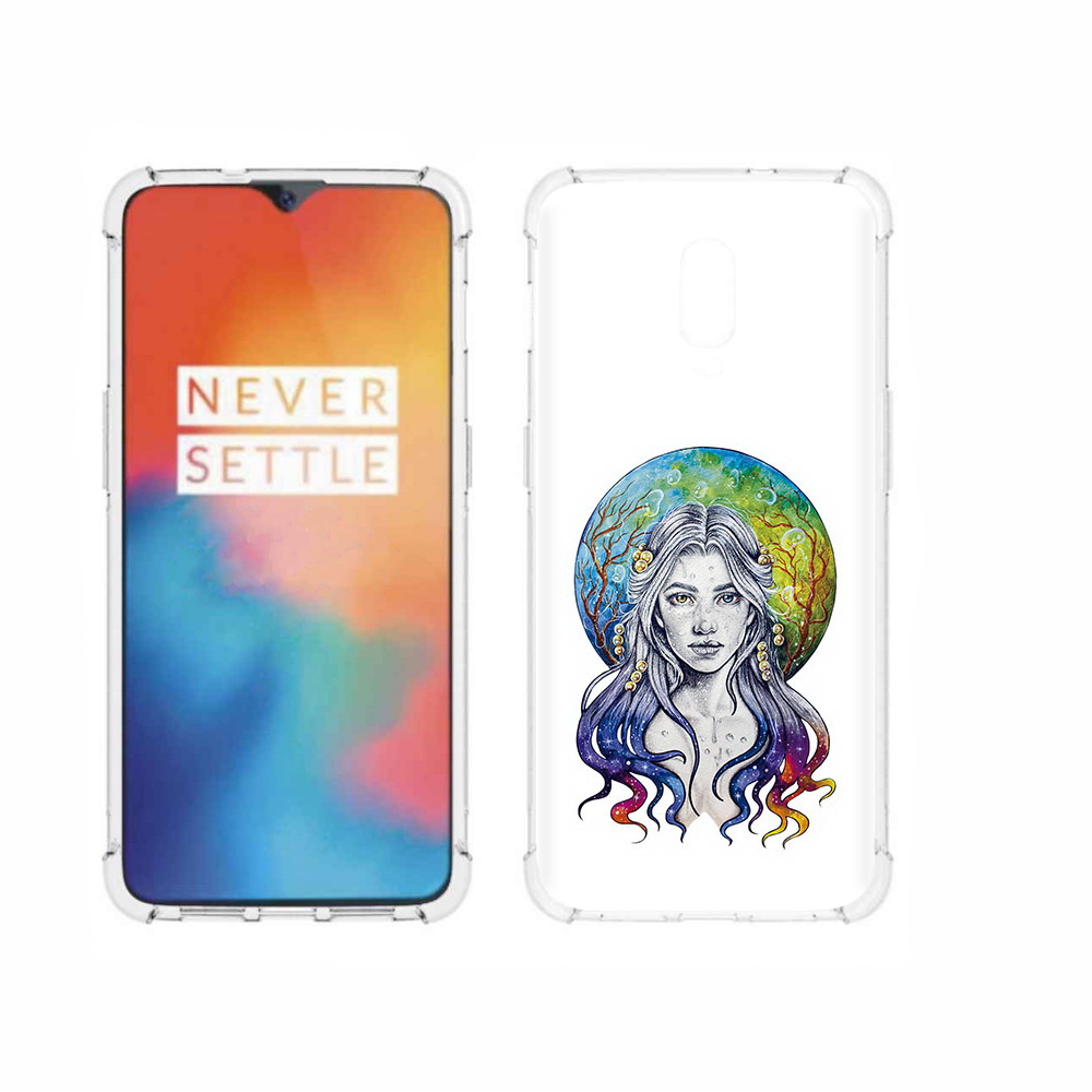 

Чехол MyPads Tocco для OnePlus 6T девушка с красивыми волосами, Прозрачный, Tocco