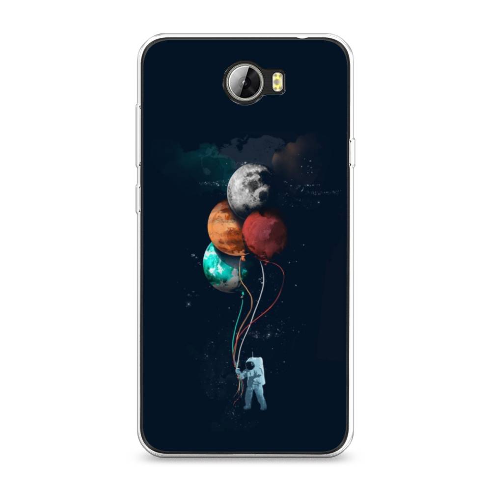 

Чехол на Honor 5A "Космонавт с шариками", Разноцветный, 60350-4