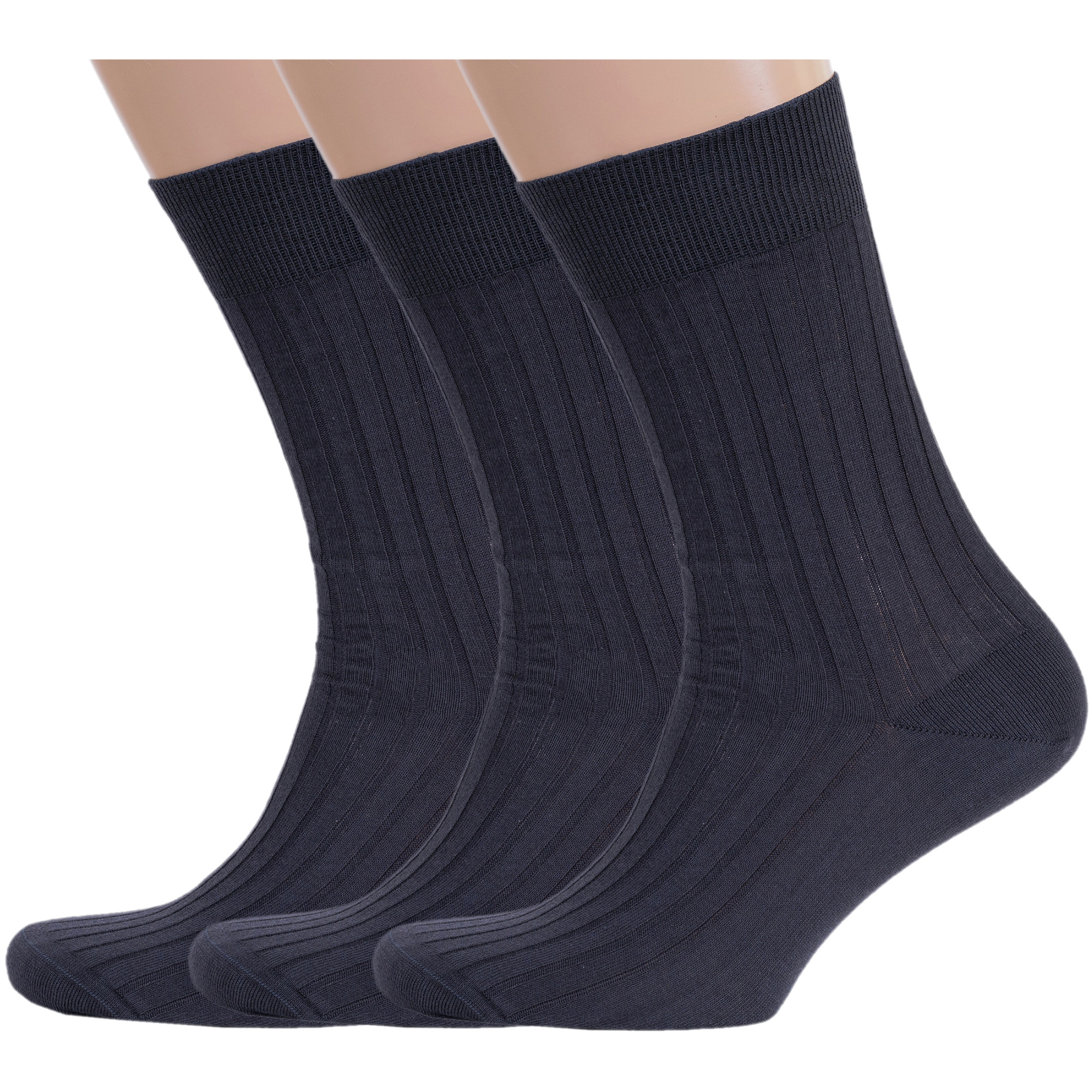 

Комплект носков мужских Rusocks серых, Серый, 3-М3-11001