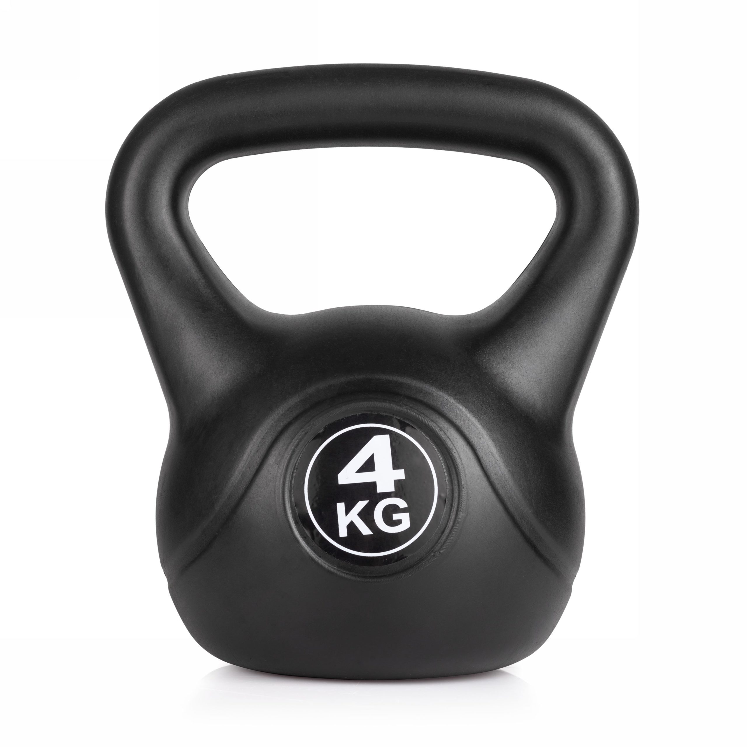 Гиря пластиковая Arizona Sport 4 кг Черная