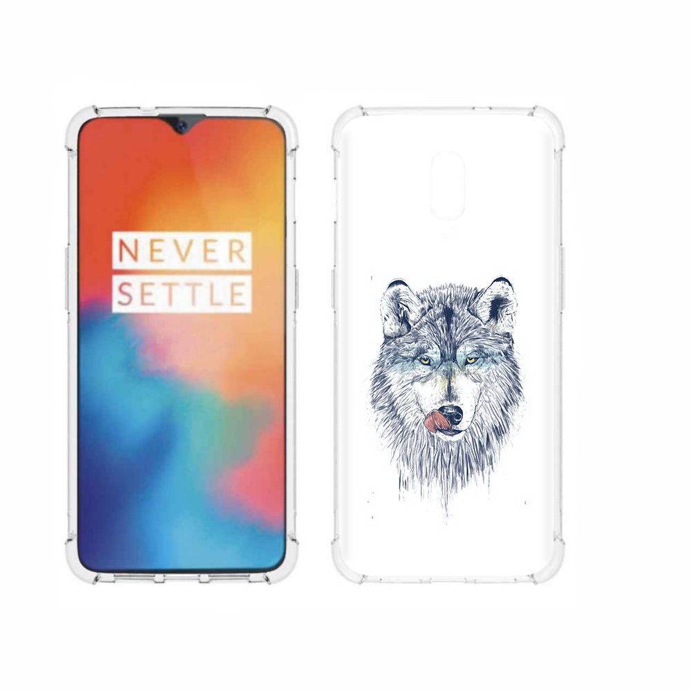 

Чехол MyPads Tocco для OnePlus 6T голодгый волк, Прозрачный, Tocco