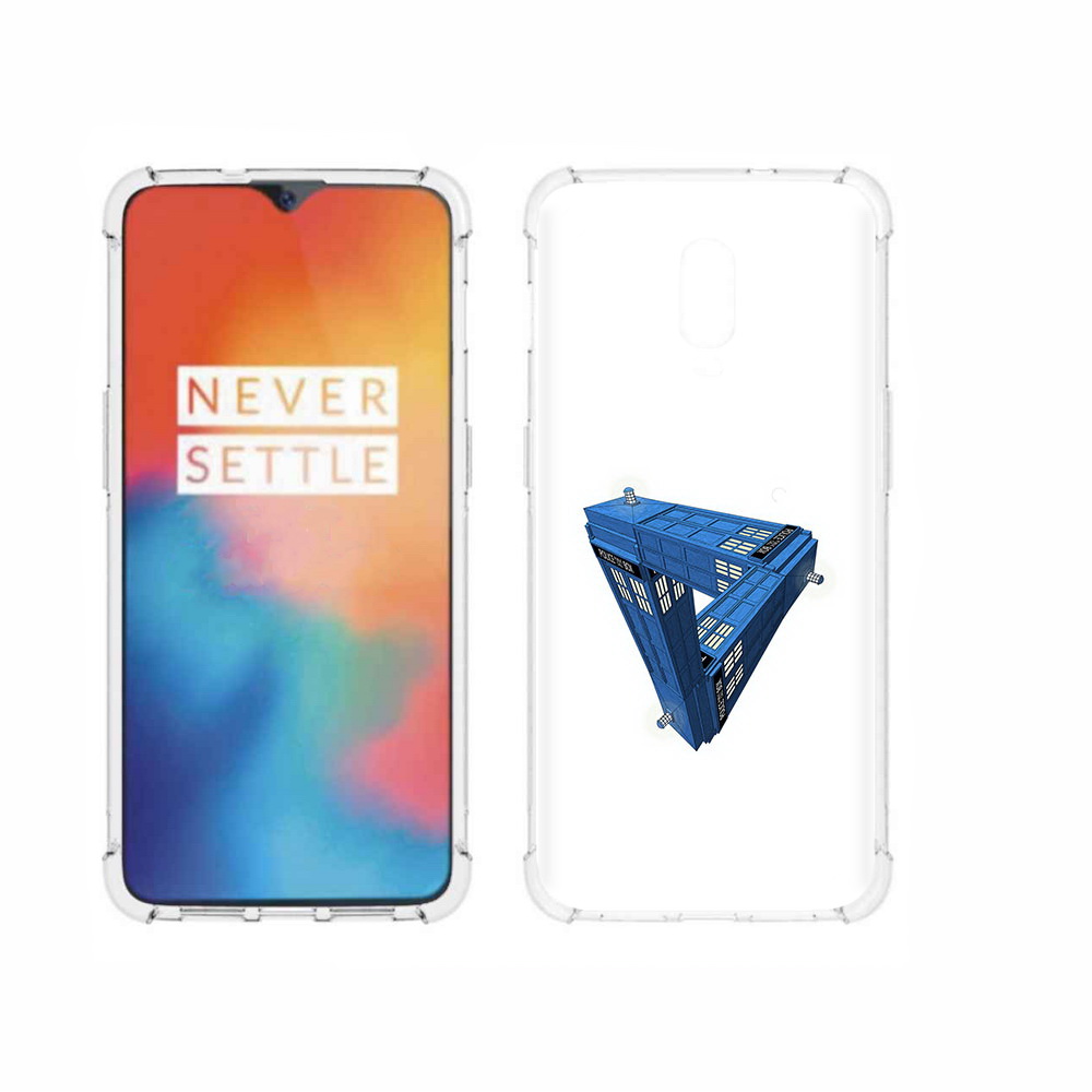 

Чехол MyPads Tocco для OnePlus 6T головолока абстракция, Прозрачный, Tocco