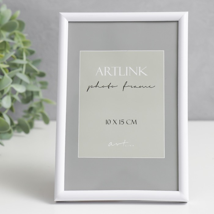

Фоторамка пластик "Decoline" 10х15 см, белый