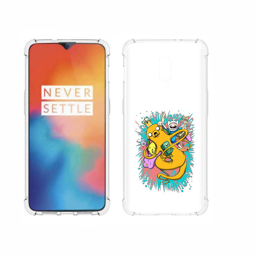 

Чехол MyPads Tocco для OnePlus 6T время приключений рисунок, Прозрачный, Tocco