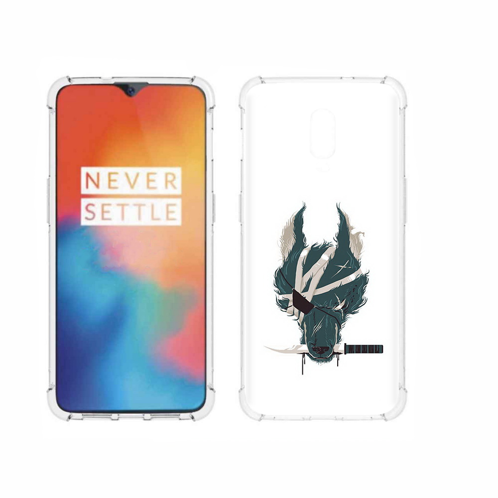 

Чехол MyPads Tocco для OnePlus 6T волк-разбойник, Прозрачный, Tocco