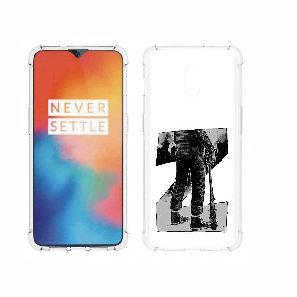 

Чехол MyPads Tocco для OnePlus 6T воин черно белый, Tocco