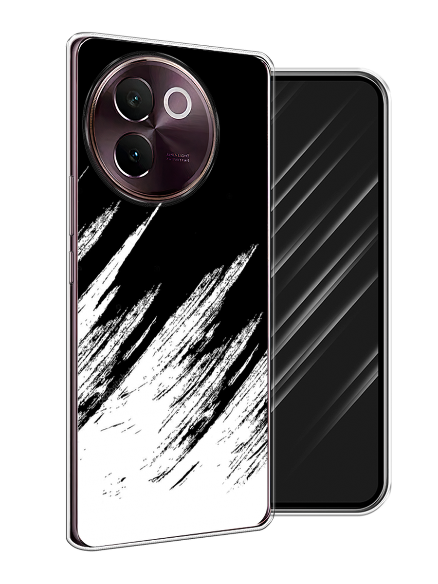 

Чехол Awog на Vivo V30e "Черно белые брызги", Черный;белый;бежевый, 2610550-1