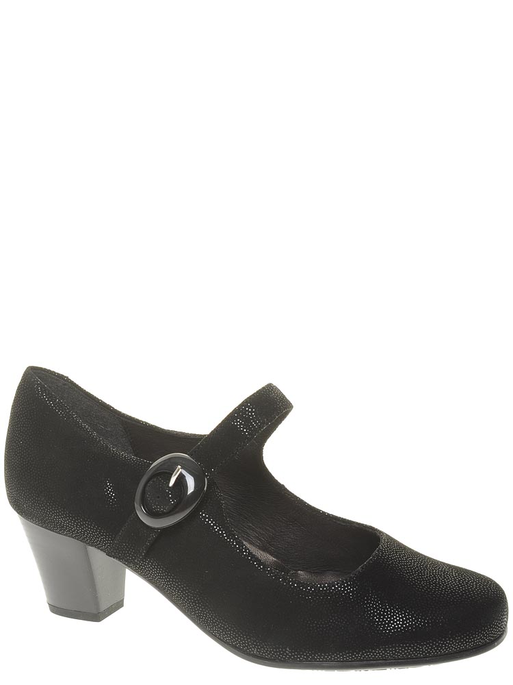 Туфли женские 109220 черные 7.5 UK Alpina. Цвет: черный