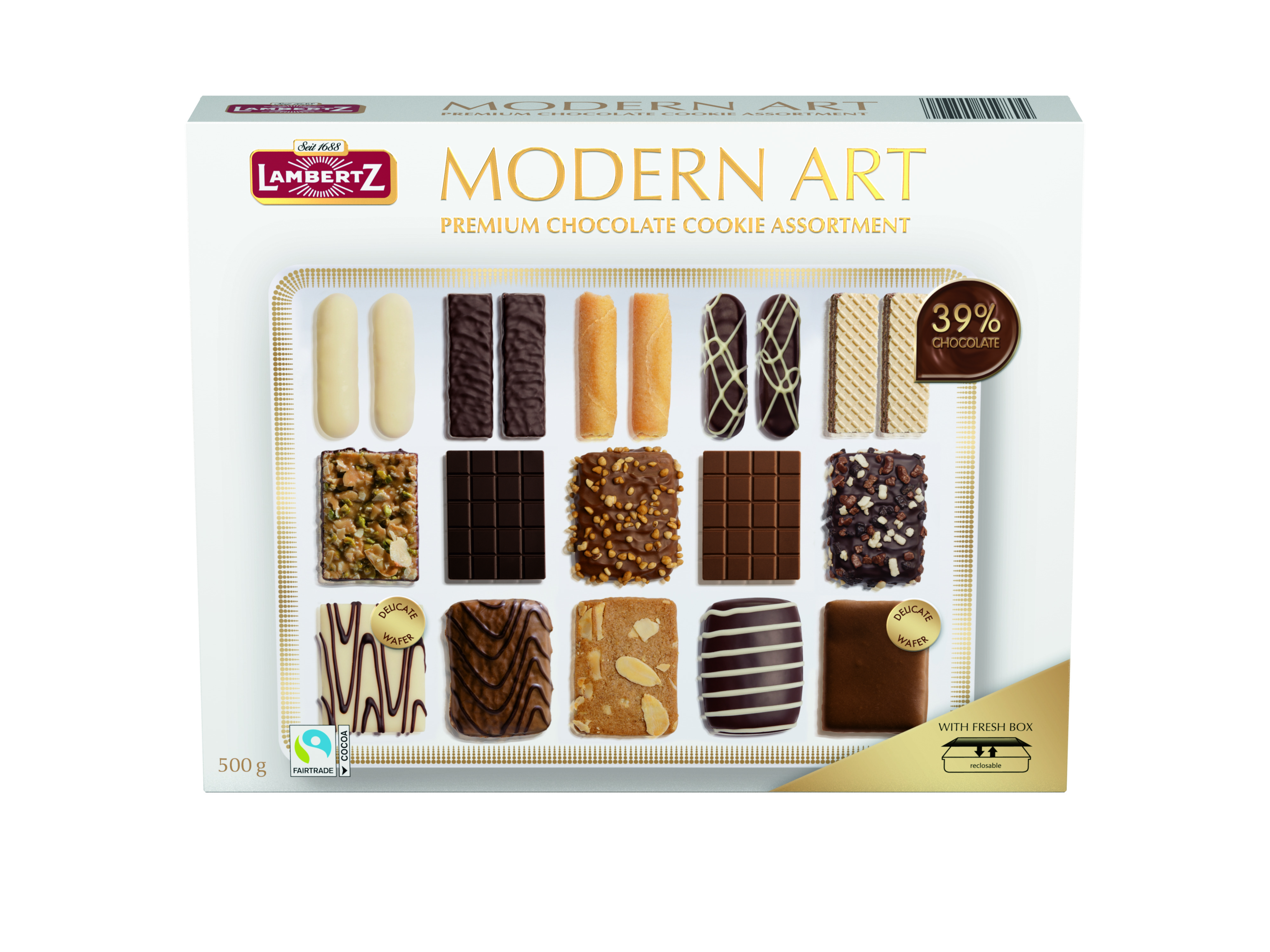 Печенье Lambertz Chocolate Assorti сдобное 500 г