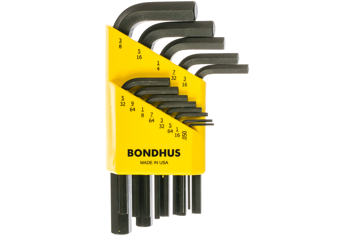 

Набор из 13 дюймовых черных ключей BONDHUS S .050-3/8" 12237