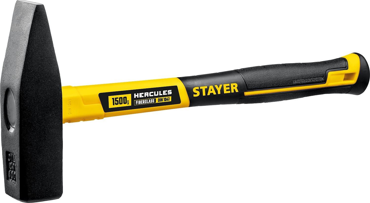 STAYER Hercules 1500 г молоток слесарный с фиберглассовой рукояткой