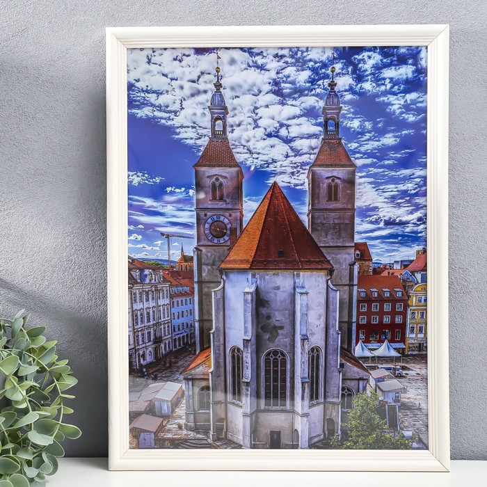 

Фоторамка дерево с20 30х40 см, белая