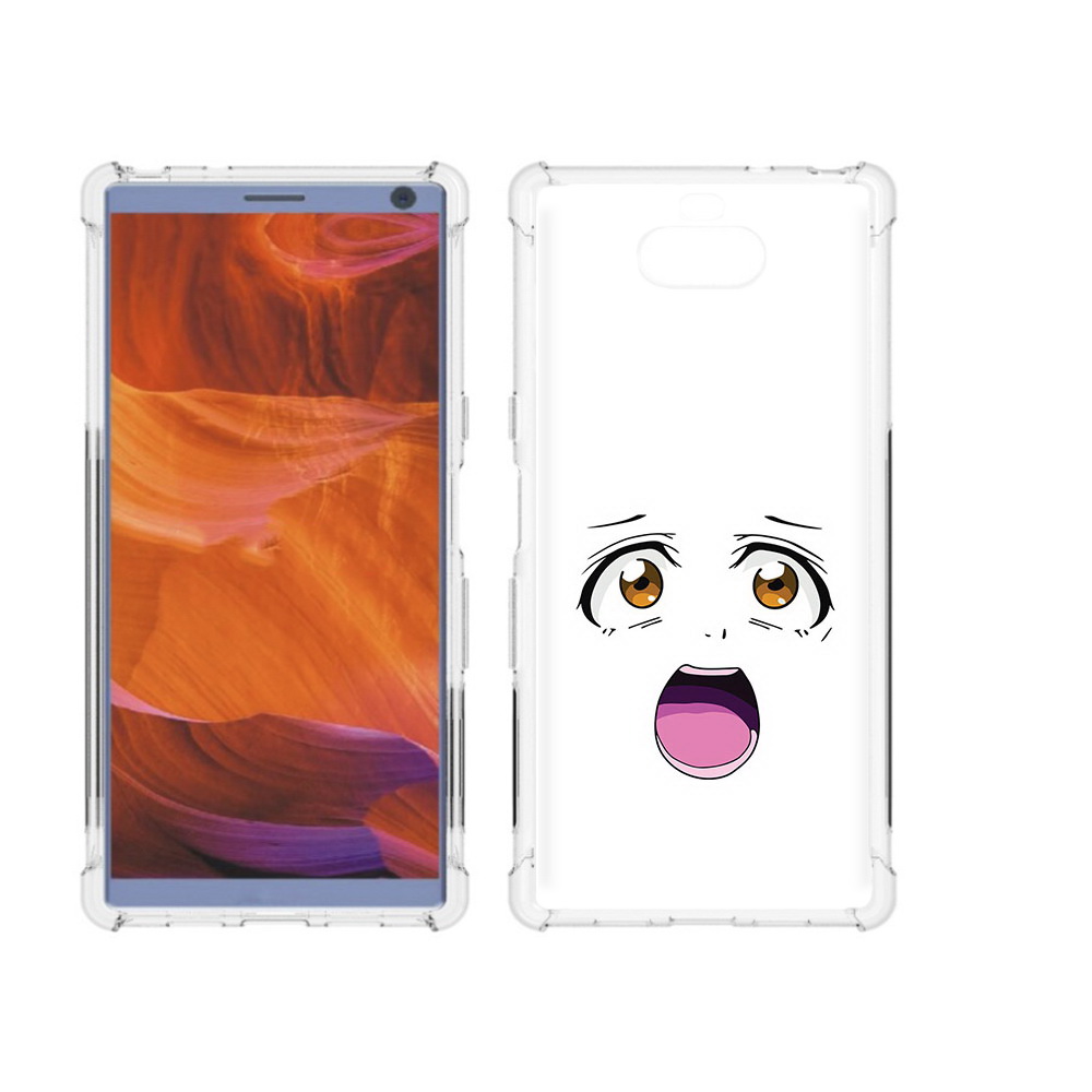 

Чехол MyPads Tocco для Sony Xperia 10 Plus аниме лицо, Прозрачный, Tocco