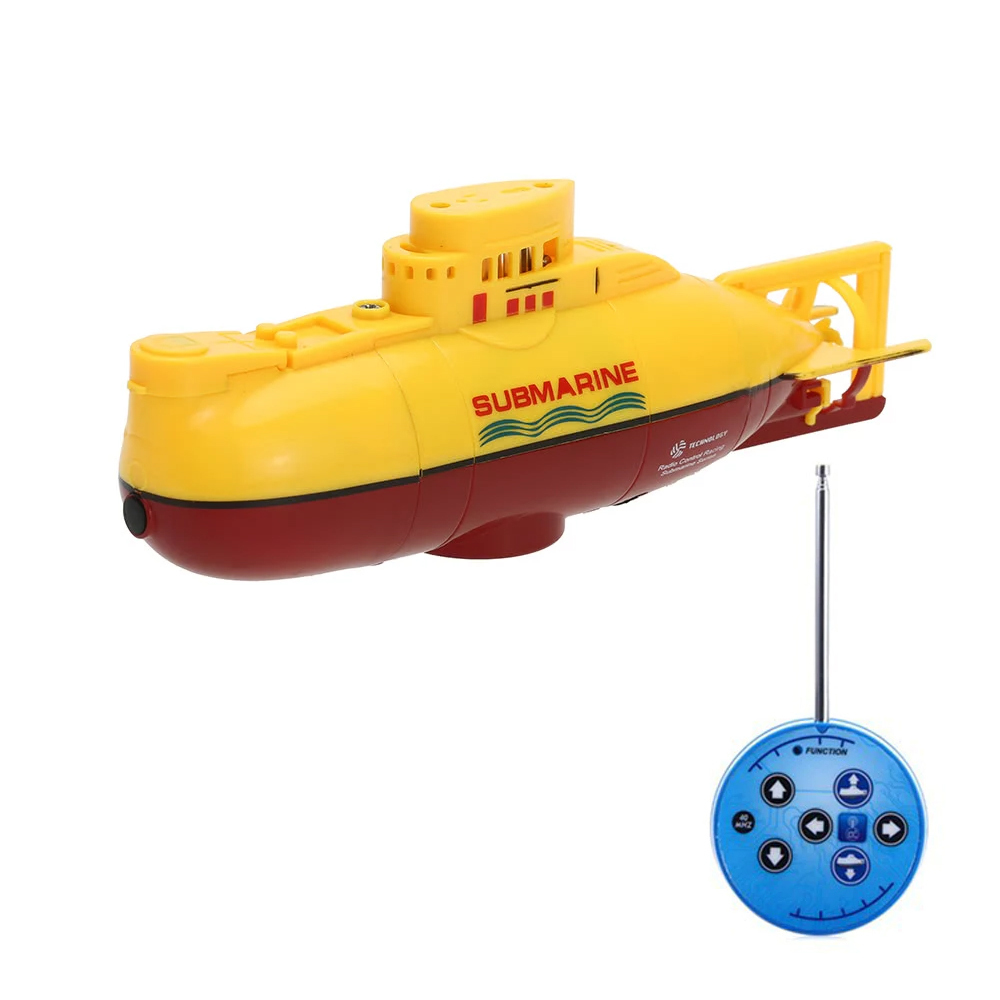 Радиоуправляемая подводная лодка Create Toys Yellow Submarine 27MHz CT-3311-YELLOW atlas 1 76 eddie stobart rail komatsu pc340 hydraulic excavator w122 civil engineering yellow diecast models collection toys car