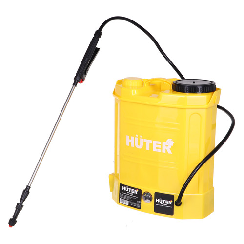 Опрыскиватель Huter SP-12AC, аккумуляторный, ранцевый, 12л, желтый/черный [70/13/28]
