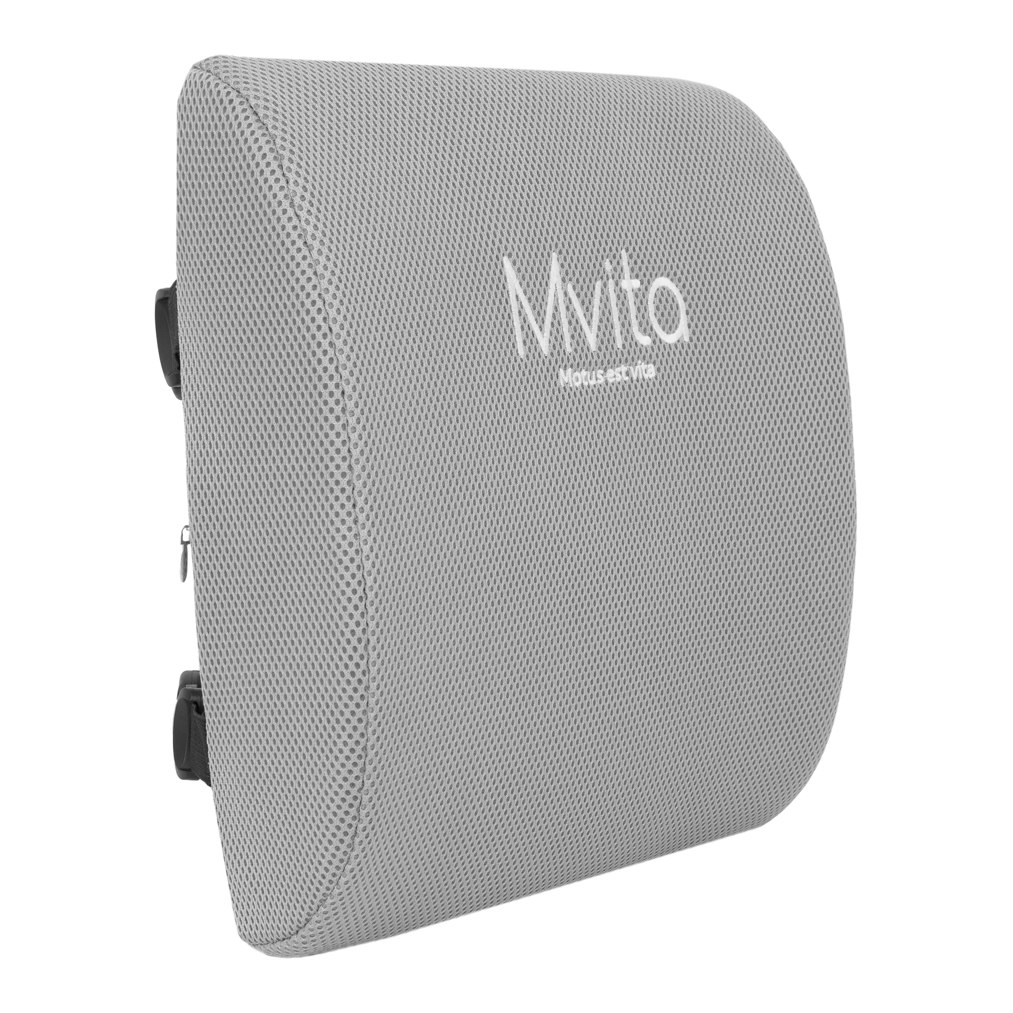 Ортопедическая подушка под поясницу с эффектом памяти Mvita Classic серый