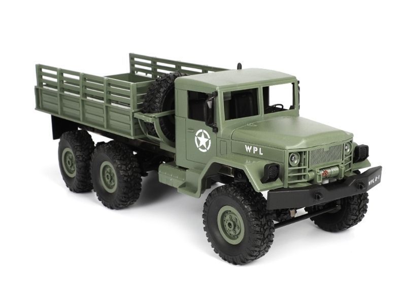 Радиоуправляемый грузовик WPL Army Truck 6WD RTR масштаб 1:16 2.4G WPLB-16-Green радиоуправляемый грузовик wpl army truck 6wd rtr масштаб 1 16 2 4g wplb 16r green