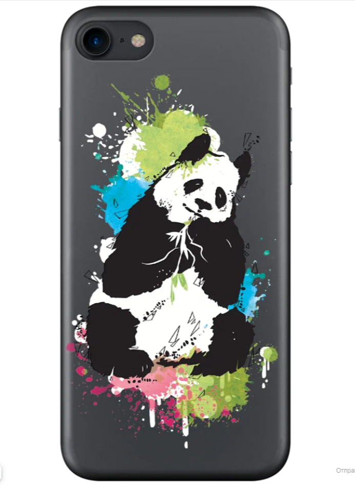 

Чехол Deppa Gel Art Animal Панда для Apple iPhone 7, Разноцветный, Gel Art