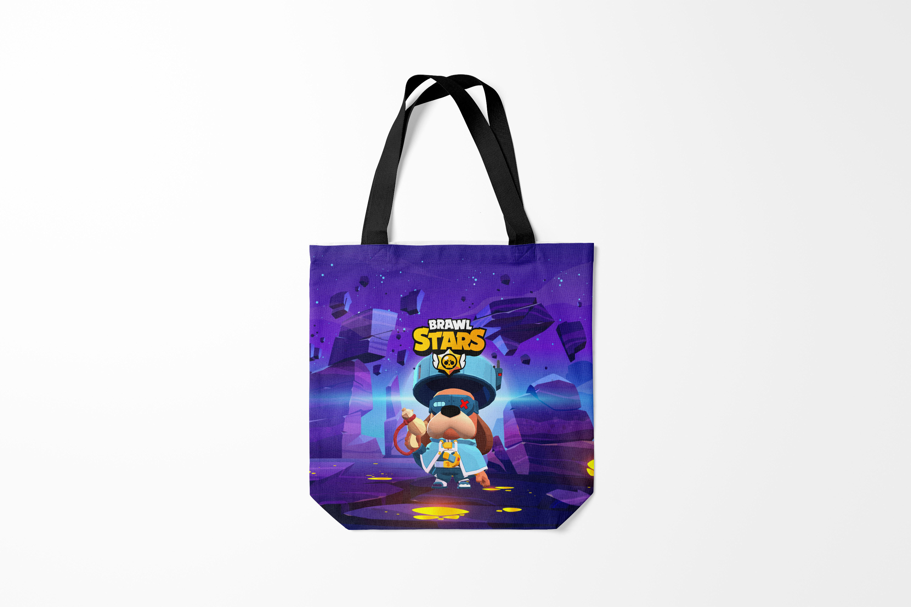 

Сумка шoппер унисекс Burnettie Brawl Stars Генерал Гавс, разноцветный, Brawl Stars Генерал Гавс
