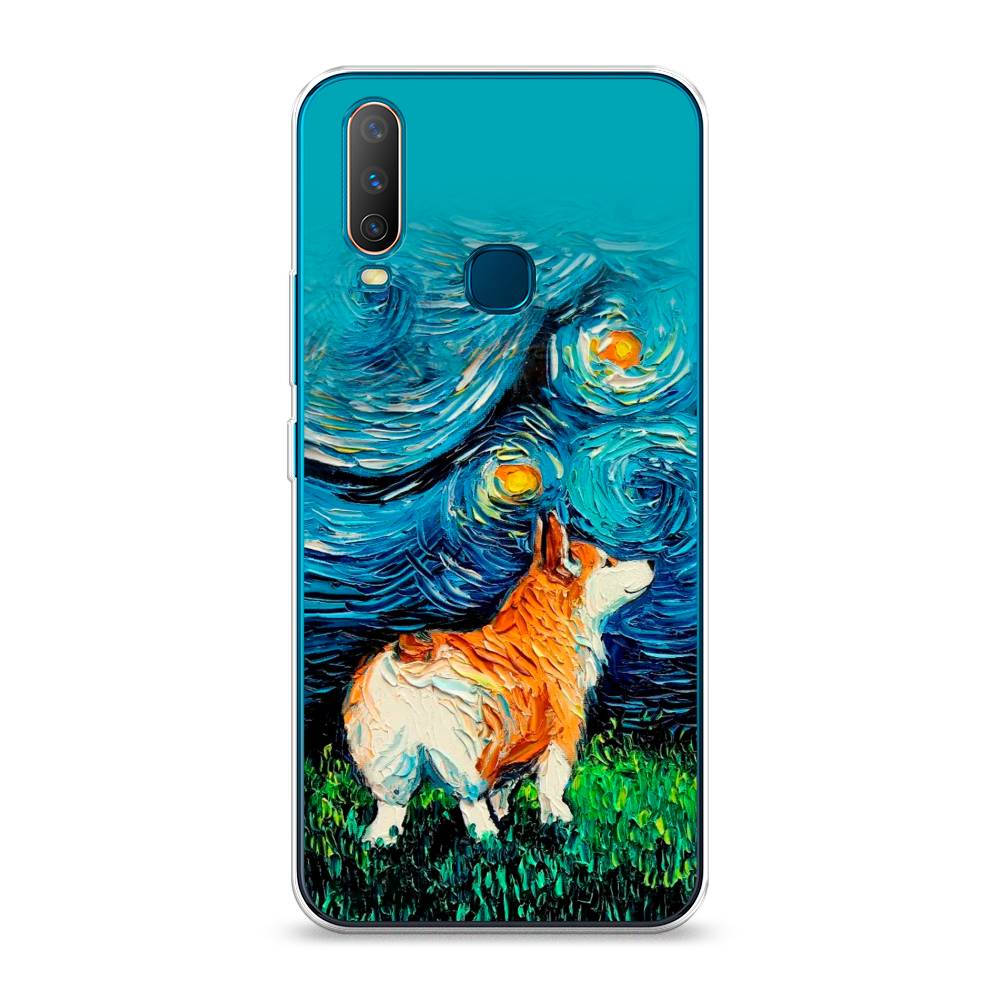 

Чехол для Vivo Y12/Y17 "Корги звёздная ночь", Коричневый;белый;зеленый, 261850-1