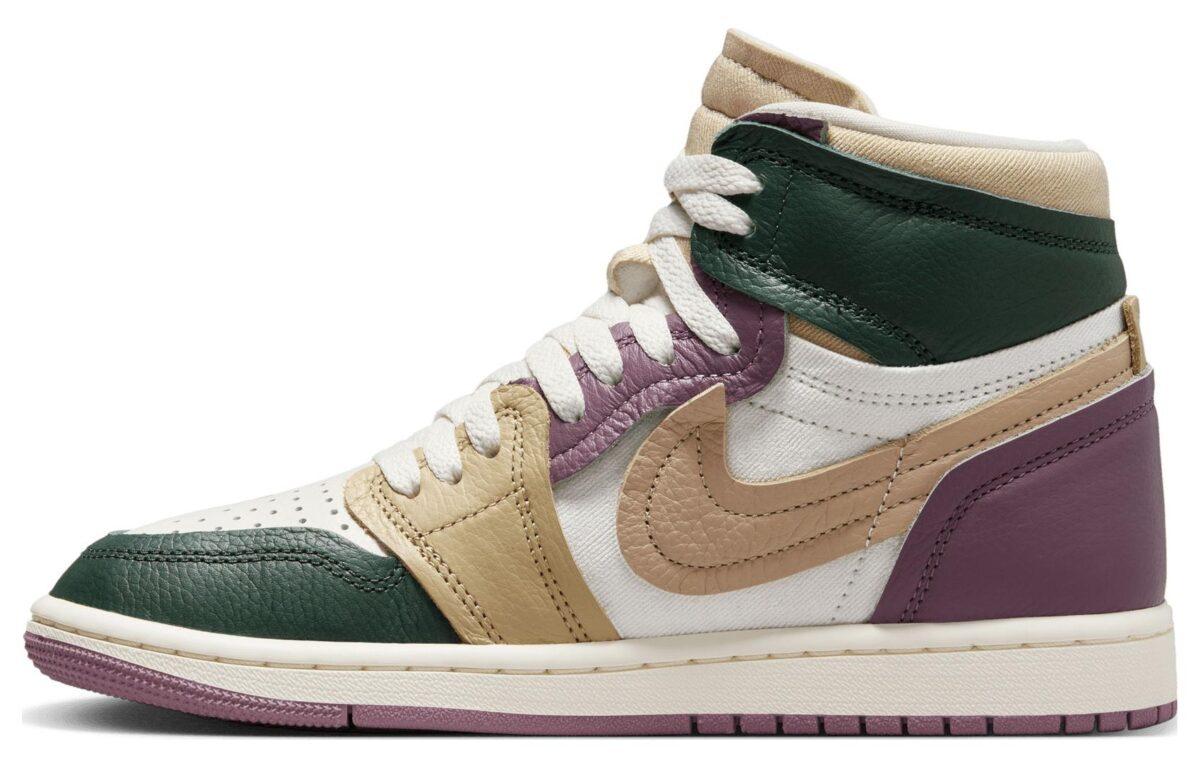 

Кеды унисекс Jordan Air Jordan 1 MM High Galactic Jade разноцветные 38 EU, Разноцветный, Air Jordan 1 MM High Galactic Jade