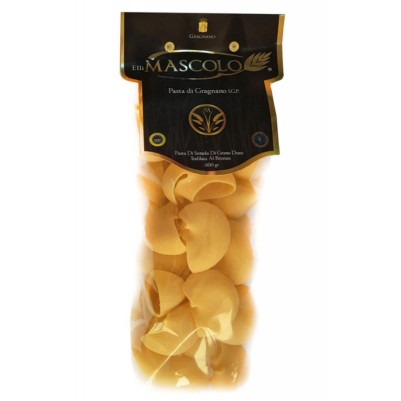 

Макаронные изделия La Fabbrica della Pasta di Gragnano Mascolo Лумакони, 500 г, 995-BA