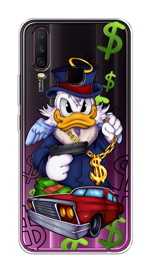 

Чехол на Vivo Y12/Y17 "Scrooge McDuck with a Gold Chain", Красный;синий;белый, 261750-6