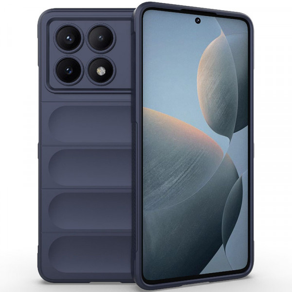 

Чехол RosCase Flex Silicone для Xiaomi Poco X6 Pro 5G / Redmi K70E, Синий