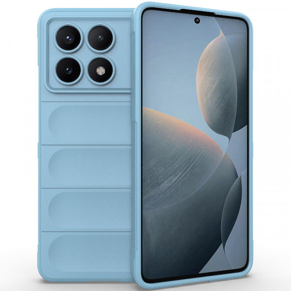 

Чехол RosCase Flex Silicone для Xiaomi Poco X6 Pro 5G / Redmi K70E, Голубой