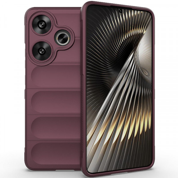 

Чехол RosCase Flex Silicone для Xiaomi Redmi Turbo 3 / Poco F6, Бордовый