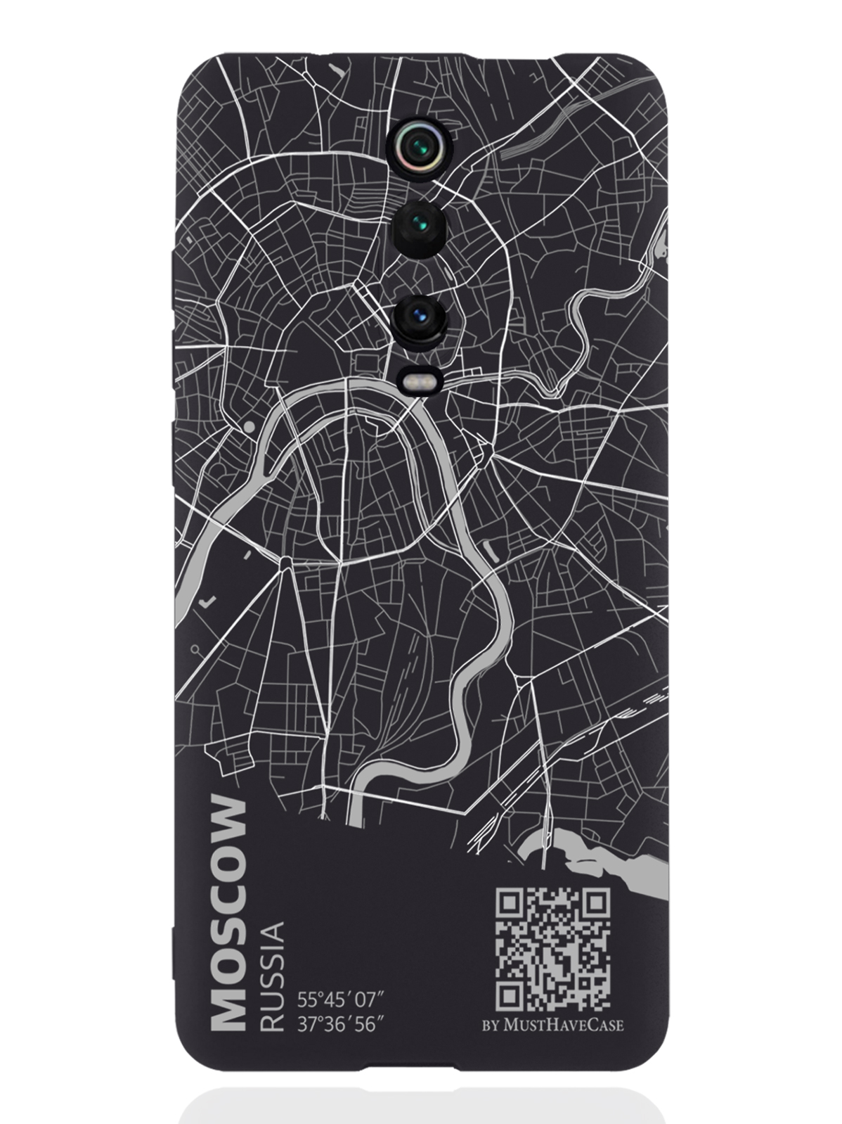

Чехол MustHaveCase Xiaomi Mi 9T Карта Москвы, Серый;черный, Xiaomi Mi 9T Карта Москвы