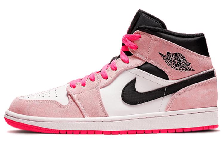 

Кеды унисекс Jordan Air Jordan 1 MidCrimson TintSE розовые 42.5 EU, Розовый, Air Jordan 1 MidCrimson TintSE