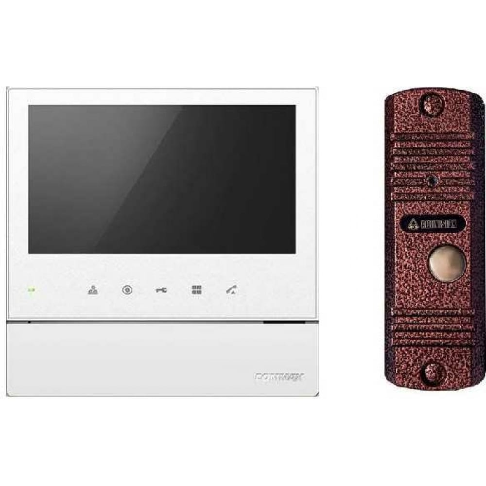 

Комплект видеодомофона и вызывной панели COMMAX CDV-70HM2(White)/AVC305