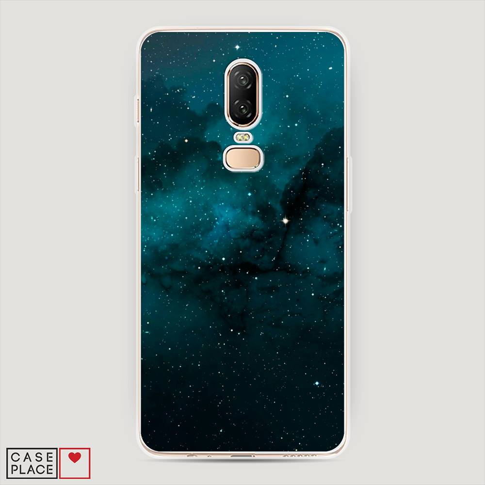 

Чехол на OnePlus 6 "Синий космос", 150550-2