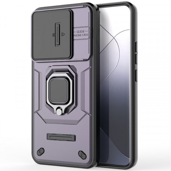 

Чехол RosCase Transformer Ring Holder для Xiaomi Mi 14 Pro, Фиолетовый